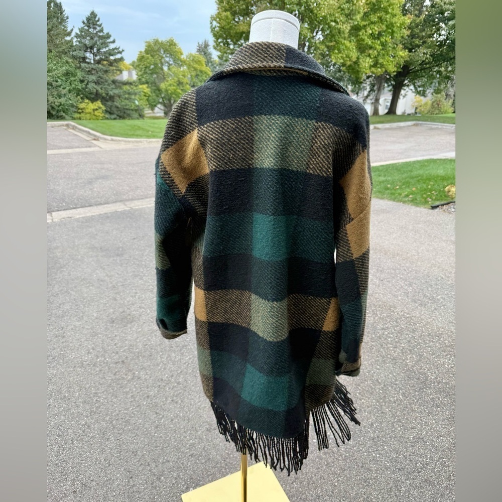 Ellison plaid jacket with fringe - Picture 6 of 9